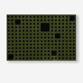 Luxury handmade tufted gun stitch carpet (Green Square)